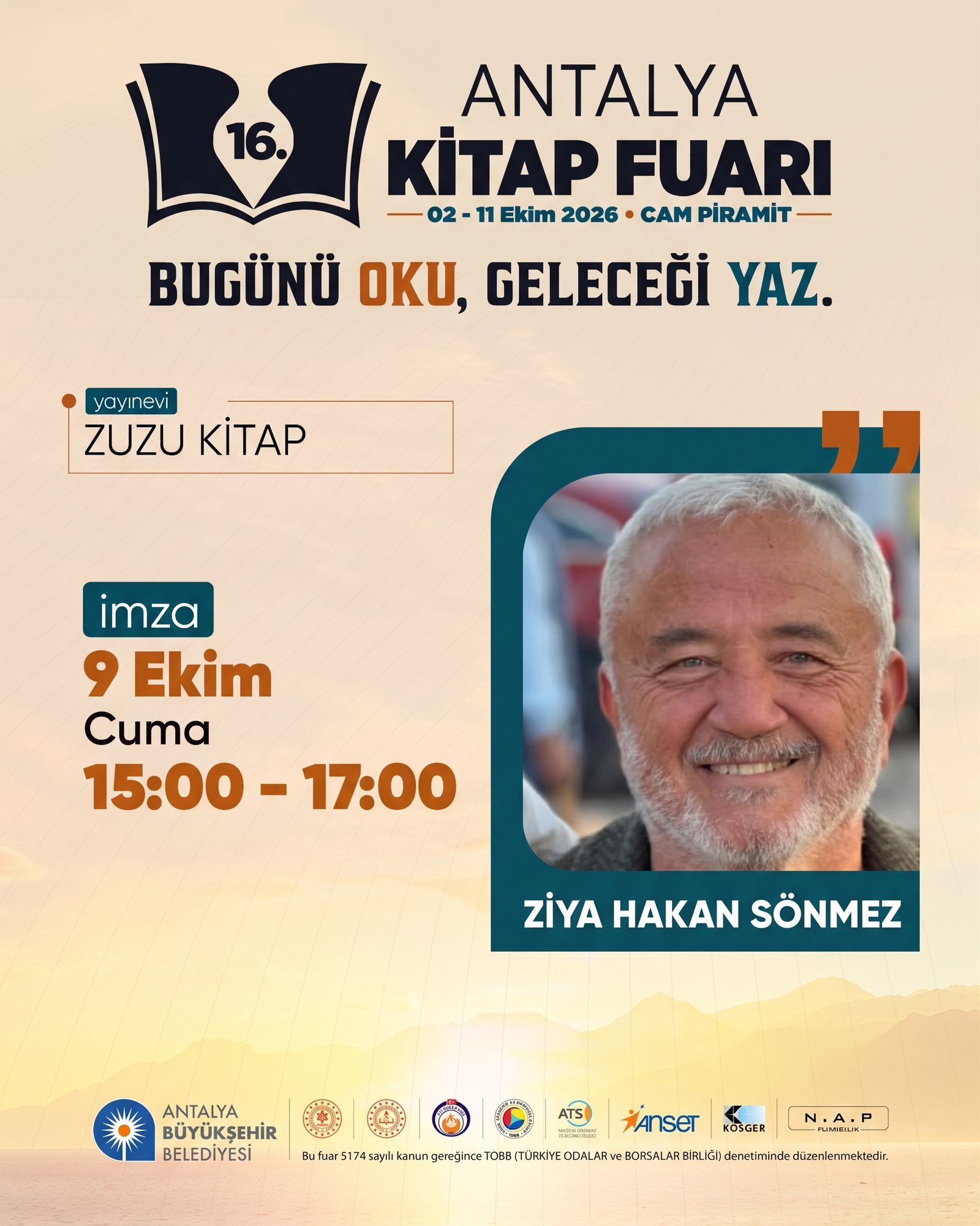 16. Antalya Kitap Fuarı afiş 4