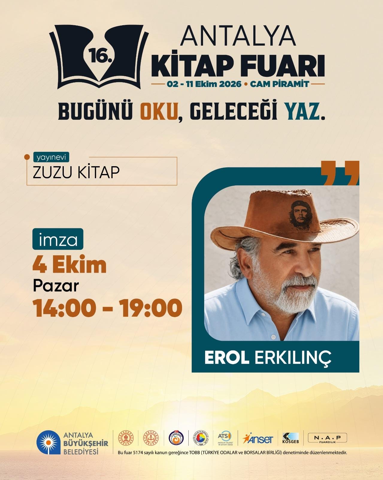 16. Antalya Kitap Fuarı afiş 6